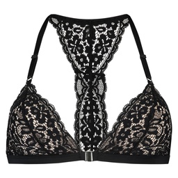 Brassière triangulaire moulée Rose - Noir, Noir, coloris