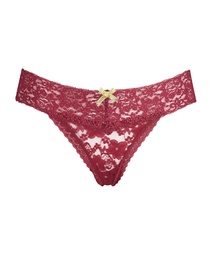 Extra Low Thong - Red, Rouge, coloris