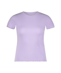 Chemise à manches courtes en coton - Violet, Violet, coloris