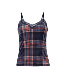 Velours Cami - Blue, Bleu, coloris