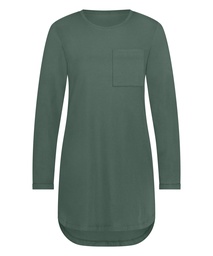 Chemise de nuit à col rond - Vert