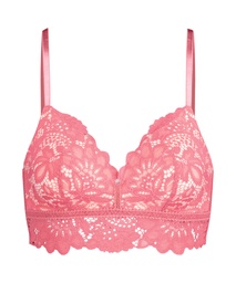 Shiloh Padded Longline Non-Underwired Bra - Pink, Rose, coloris
