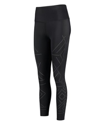 HKMX High waisted cropped sports leggings Naira - Black, Noir, coloris