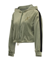 HKMX Sport jacket Velours - Green, Vert, coloris