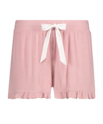 Brushed Rib Lace shorts - Pink, Rose, coloris