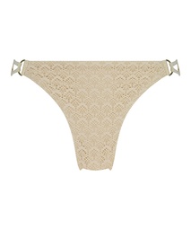 Crochet Bikini Bottoms - White, Blanc, coloris