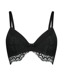 Tia Padded Non-Wired Bra - Black, Noir, coloris