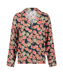 Twill Long-sleeved Pyjama Top - Blue, Bleu, coloris