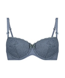Maya Padded Underwired Bra - Blue, Bleu, coloris