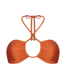 Desert Bandeau Bikini Top - Orange, Orange, coloris