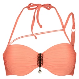 Desire Goddess Padded Underwired Push-Up Bikini Top Doutzen - Orange, Orange, coloris