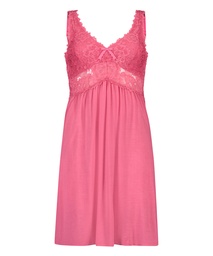 Nora Lace Slip Dress - Pink, Rose, coloris
