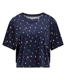 Top Velours Pocket - Blue, Bleu, coloris