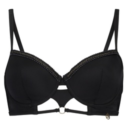 Doutzen Mystic Night Padded Underwired Bikini Top - Black, Noir, coloris