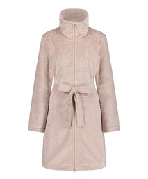 Peignoir Zip Fleece - Rose, Rose, coloris