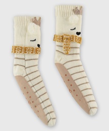 Boot Socks - Beige, Beige, coloris