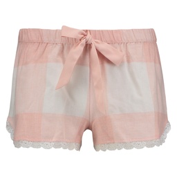 Pyjama shorts Check - Pink, Rose, coloris