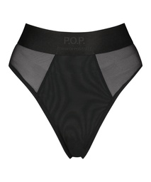 High-cut Brazilian Flexing - Black, Noir, coloris