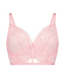 Louise Non-Padded Longline Underwired Bra Kim Petras - Pink, Rose, coloris
