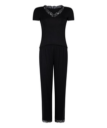Ensemble pyjama Nanna - Noir, Noir, coloris
