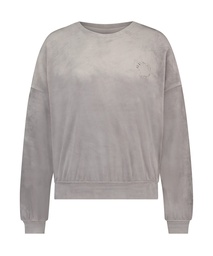 Velours Top - Gray, Gris, coloris