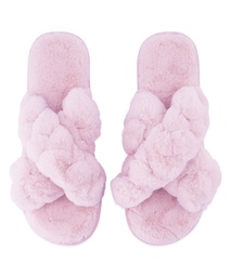Fake Fur Slider - Violet, Violet, coloris