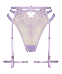 Tara high-cut thong - Purple, Violet, coloris