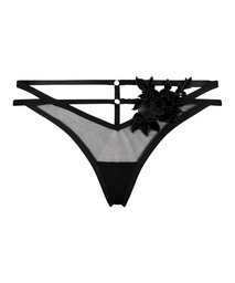 String tanga Effie - Noir