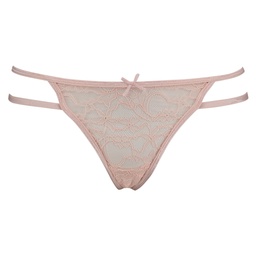 Thong Strappy Lace - Pink, Rose, coloris