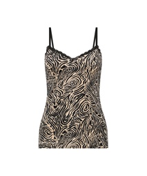 Velvet Lace Cami - Black, Noir, coloris