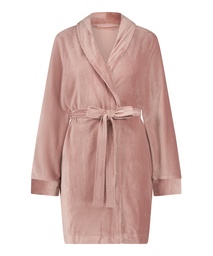 Velvet Bathrobe - Pink, Rose, coloris