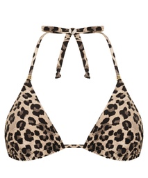 Haut de bikini triangle Animalia - Marron, Marron, coloris