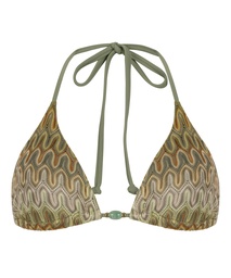 Haut de bikini triangle Cali - Vert