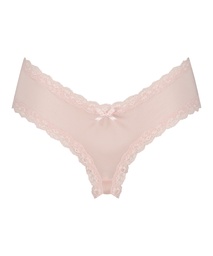 V-Shaped Microfibre Brazilian - Pink, Rose, coloris