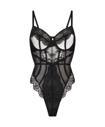 Brie Underwired Body - Black, Noir, coloris