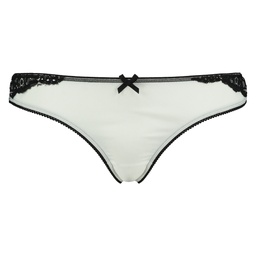 Lace Back Brazilian - White, Blanc, coloris