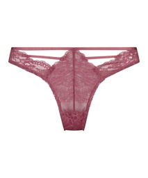 Clara High Leg Brazilian - Red, Rouge, coloris