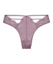 Clara High Leg Brazilian - Purple, Violet, coloris