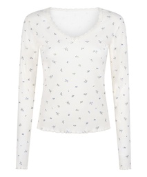 Haut de Pyjama Daisy - Blanc, Blanc, coloris