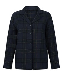 Haut de Pyjama Flanel - Bleu, Bleu, coloris