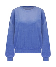 Velours Top - Blue, Bleu, coloris