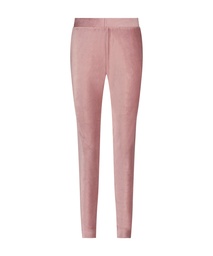 Velour rib jogging bottoms - Pink, Rose, coloris