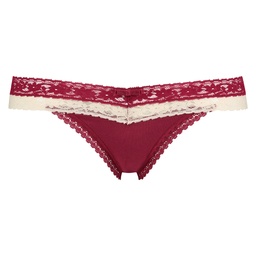 Contrast Ultra Low V-Thong - Red, Rouge, coloris