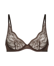 Isabelle Non-Padded Underwired Bra - Brown, Marron, coloris