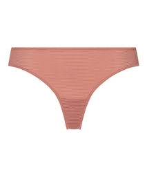 Stripe Invisible Thong - Pink, Rose, coloris