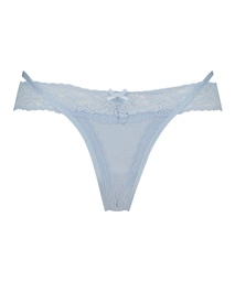 Elliena Extra Low V Thong - Blue, Bleu, coloris