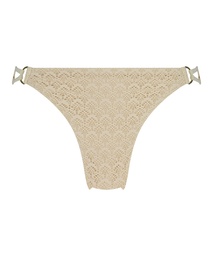 Crochet Bikini Bottoms - White, Blanc, coloris