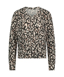 Jersey Long-Sleeved Pyjama Top - Black, Noir, coloris
