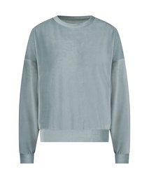 Velours top - Blue, Bleu, coloris