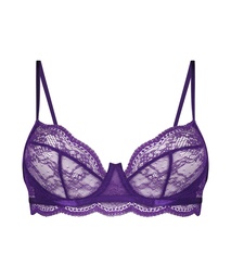 Soutien-gorge non-rembourré à armatures Isabelle - Violet, Violet, coloris